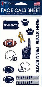 assorted Penn State repositionable skin safe decals